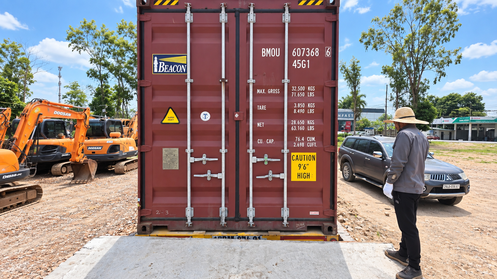 Container đến KOVINA NET