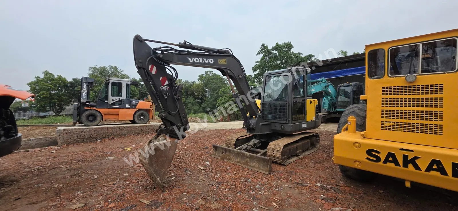 VOLVO EC55C/집게
